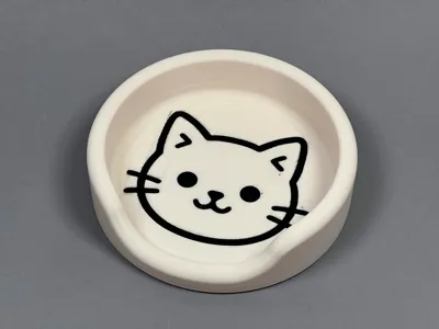 Cat feeding bowl (2 Versions)