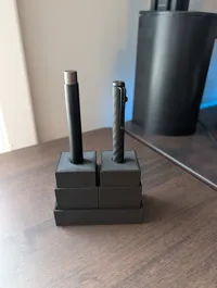 Pen Tray (2 pen stands; no Gridfinity)