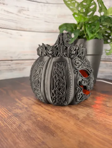 Adorno temático: halloween Haunted Filigree Pumpkin — vista de referencia 5