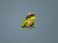 Grenouille avec chapeau — photo 2