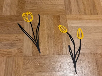 Tulpen Line Art 