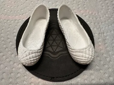 Smart Doll-Shoe Series #1 "Quilted Flats"