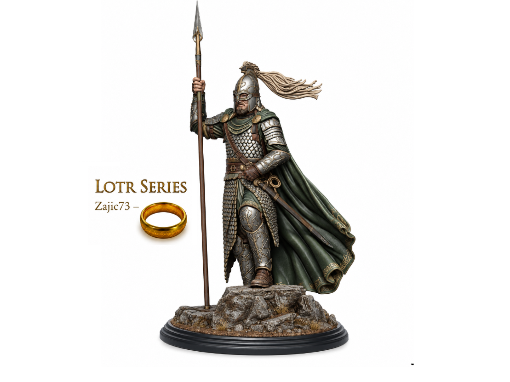 ROYAL GUARD OF ROHAN  (Lord of The Rings -LOTR) 3D model