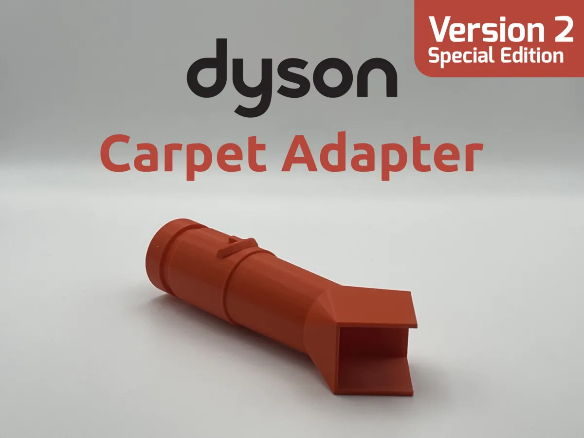 Dyson Rug Attachment Dyson Vacuum 90° Carpet Quick Release Attachment 2 - Free 3D Print ...