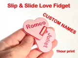 Персонализирана играчка Slip & Slide Love Fidget