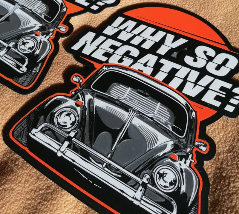 WV Beetle Perspective Wall Art 