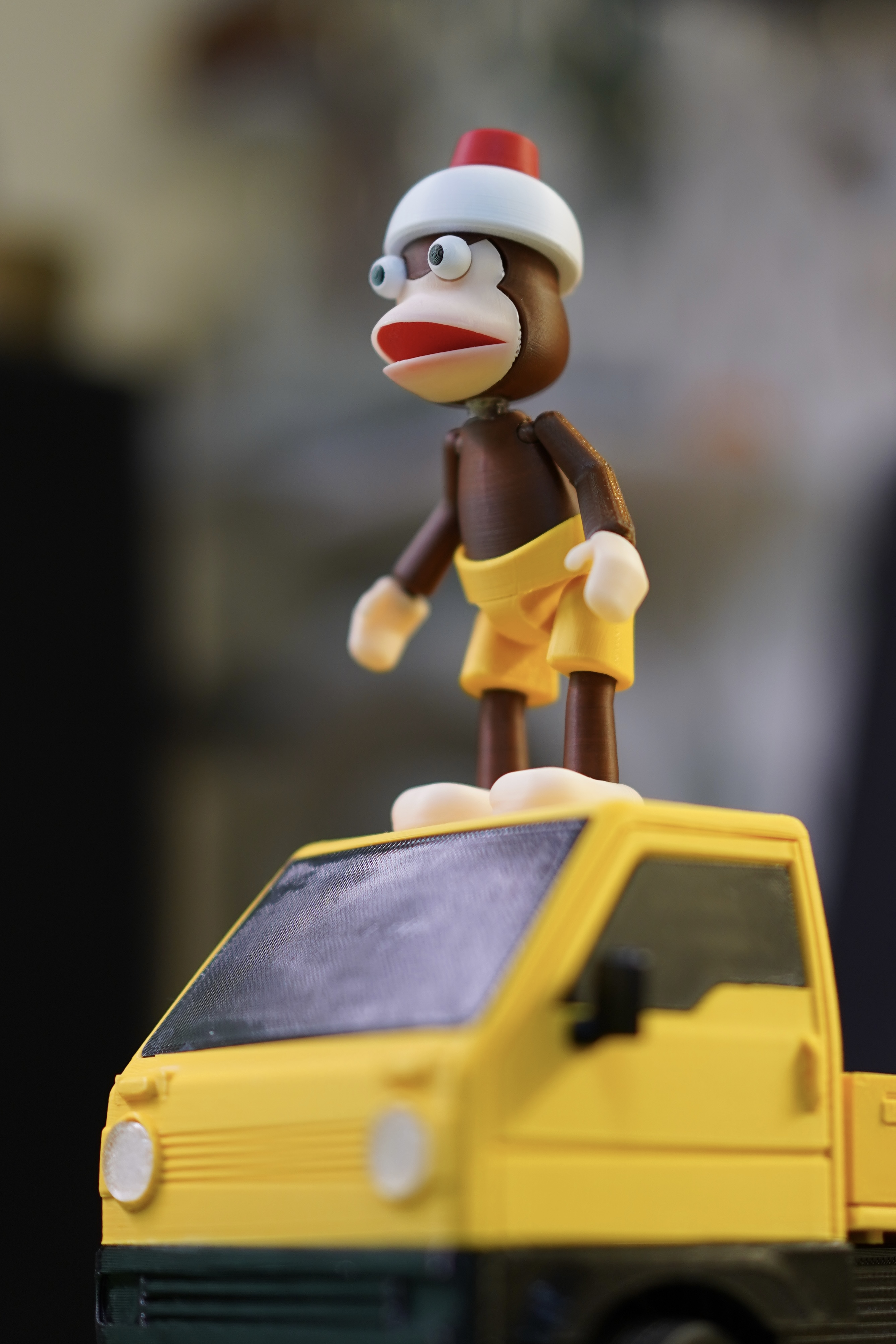 Ape Escape! Articulated Monkey - Free 3D Print Model - MakerWorld