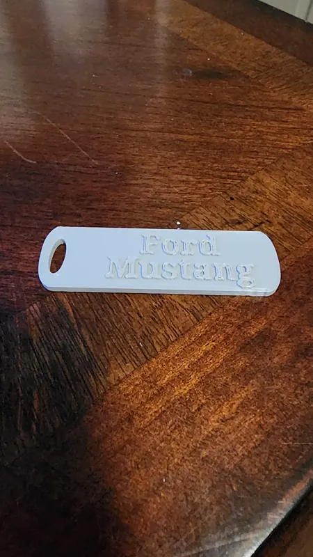 Customizable Keyring Tag
