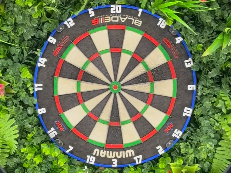 3D Zahlenring  im Autodarts Design, mehrfarbig