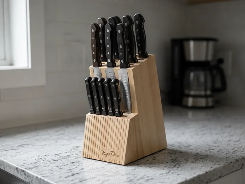 Porta Coltelli da Cucina in stile Japandi