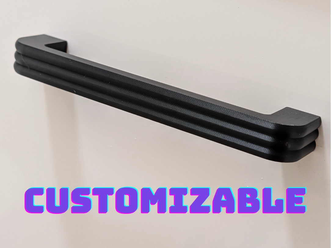 Modern Drawer Handle (Parametric)