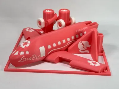 Lara Bee Dream Plane Toy Kit Card