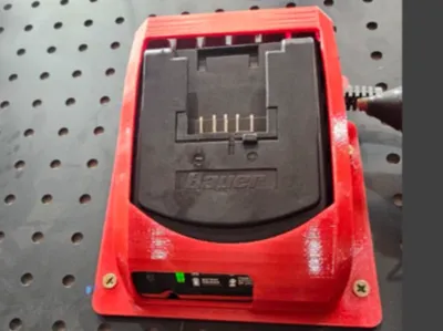 Bauer 20V Cordless Tool Peg Board Mount Charger