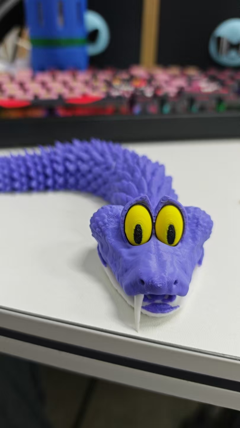 Miniatura 6 do modelo 3D 盖瑞蛇（无需ams）-嘴巴可以张开，头部可以旋转，65cm以上可以站起来-疯狂动物城