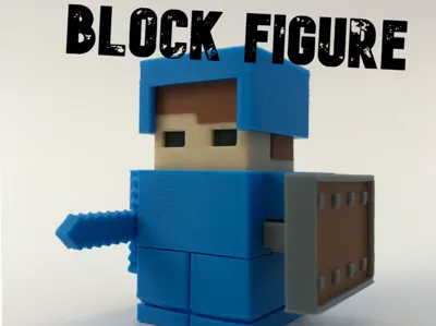 Block Figure With Removable Armour