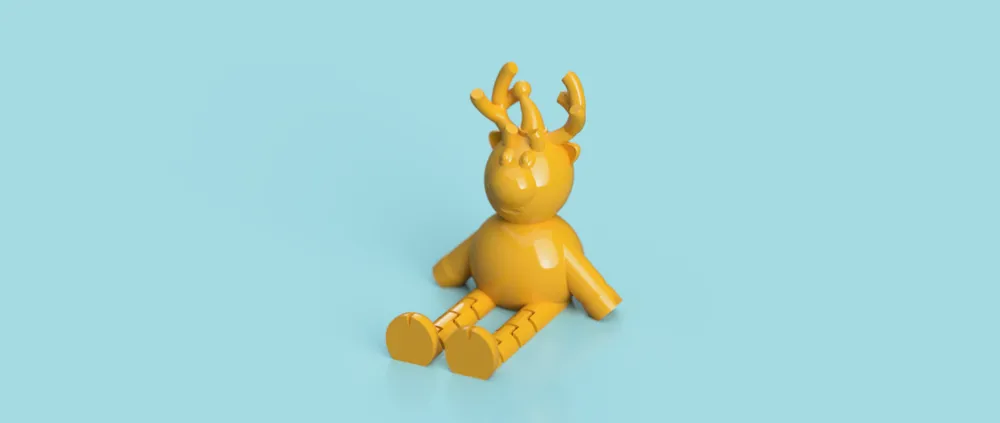 Articulated Reindeers by 3Dimension Studio NYC - MakerWorld