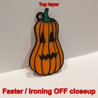 Fast, Iron OFF  3 colors all the way through
