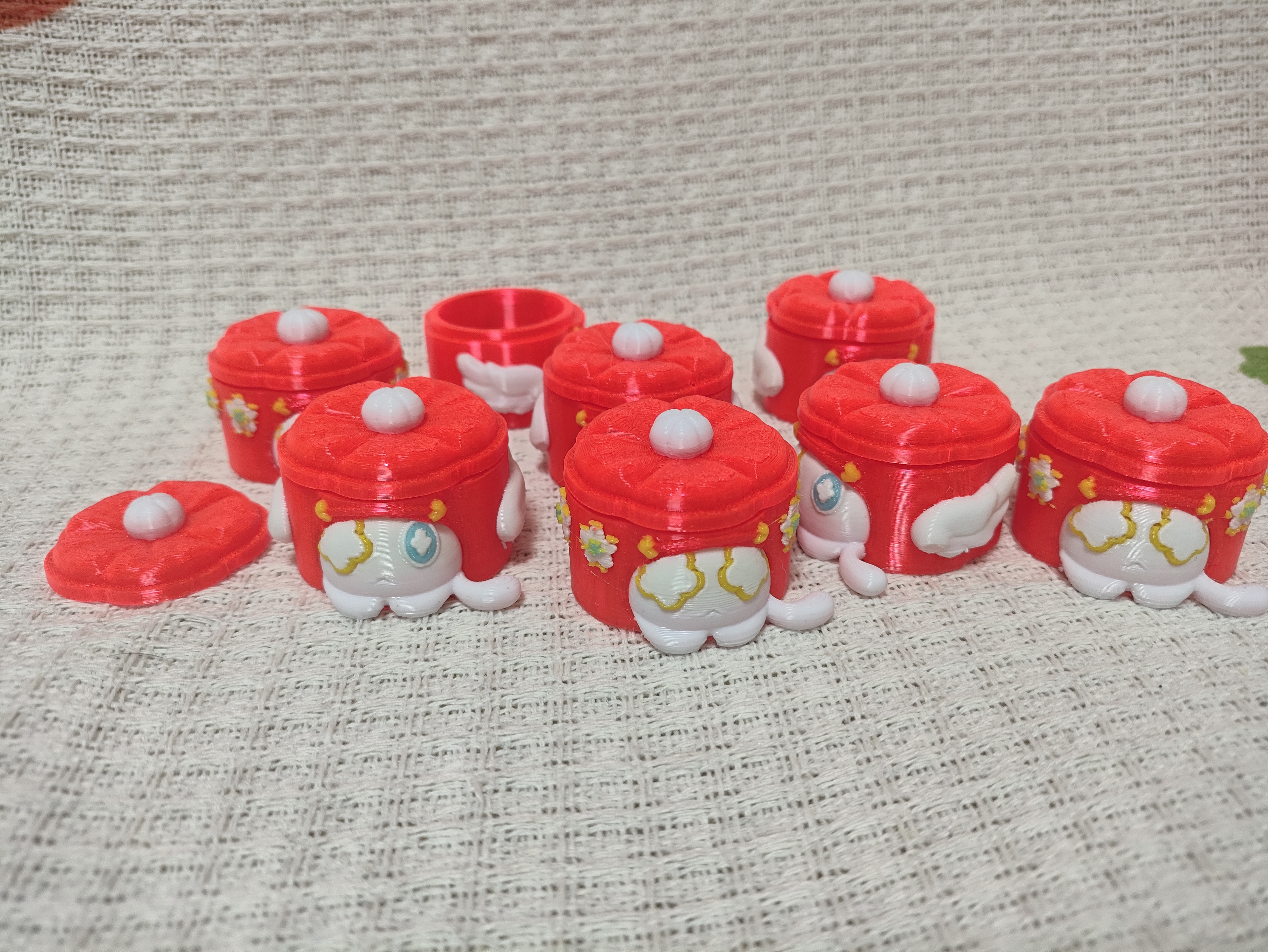 Miniatura 2 do modelo 3D 星穹铁道-缇宝 猫猫糕 收纳盒