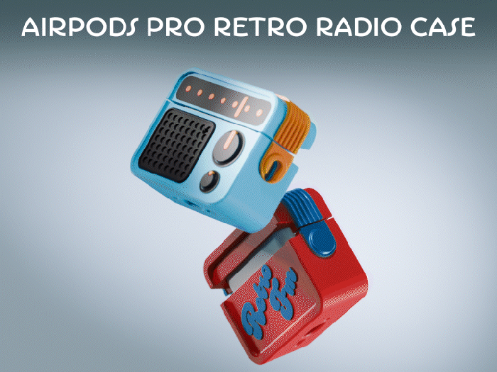 Retro Radio AirPods Pro Case Cover - 1