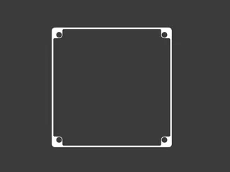 120mm, 140mm Computer fan spacer 2-5mm thicknes