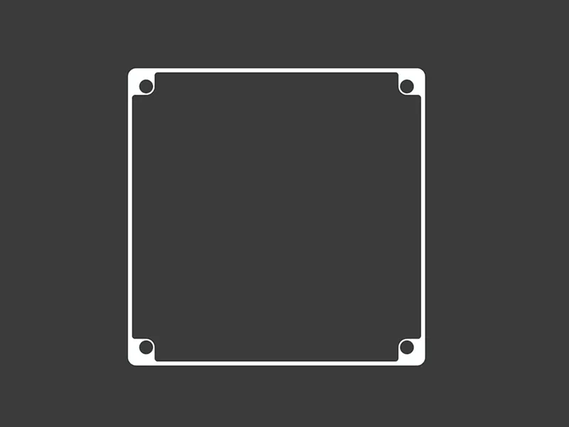 120mm, 140mm Computer fan spacer 2-5mm thicknes