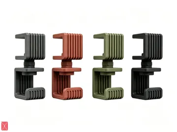 Modelo para impresión 3D: 重型桌面旋转挂钩(书包挂钩/桌面挂钩/旋转挂钩) — vista de referencia 5