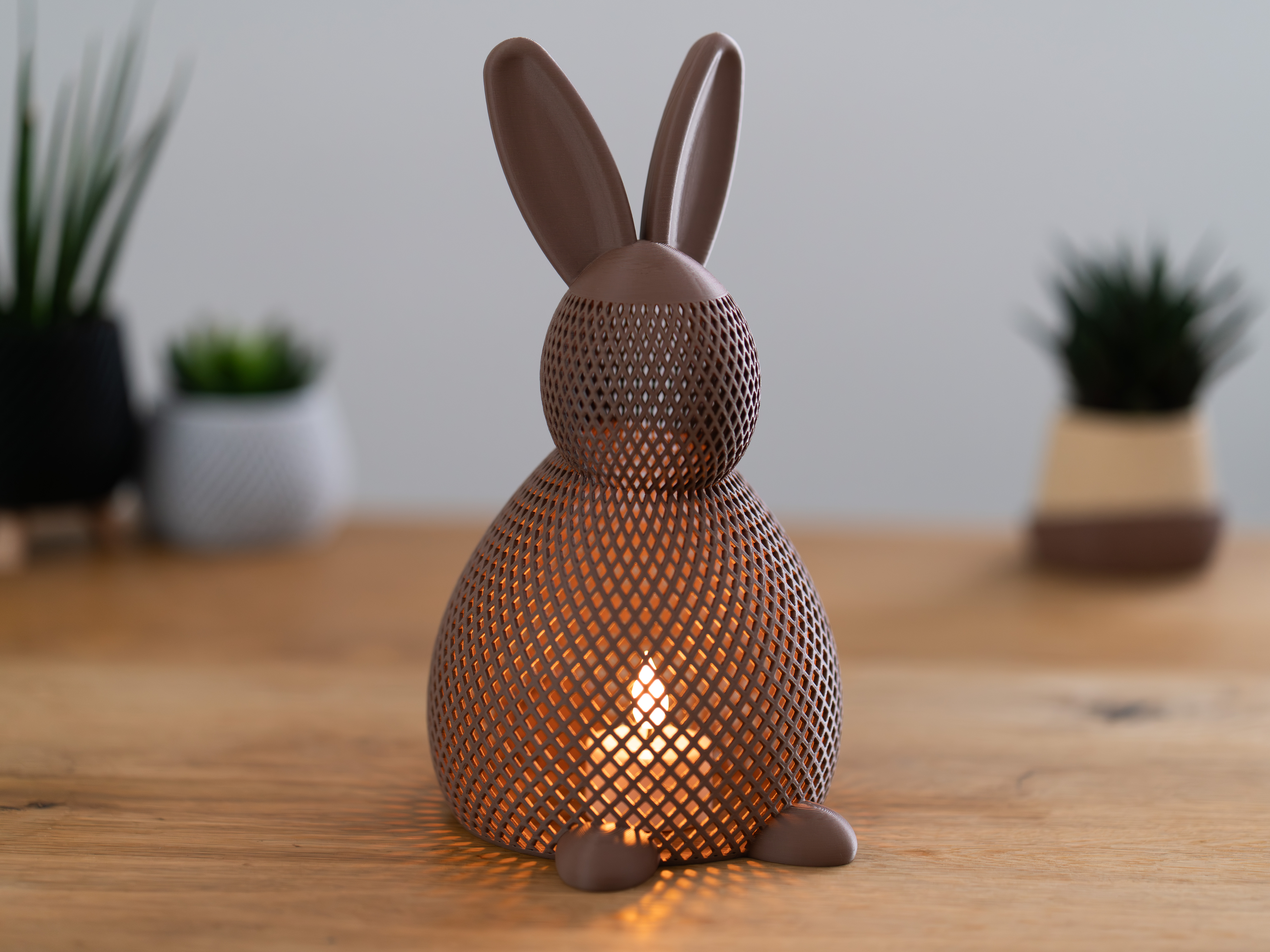 Miniatura 3 do modelo 3D Meshed Easter Bunny - Tea Light