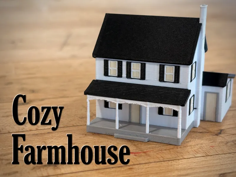 Cozy Farmhouse (N Gauge Scale)
