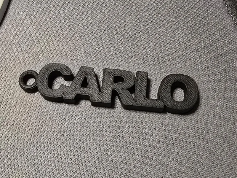 Portachiavi con anello CARLO