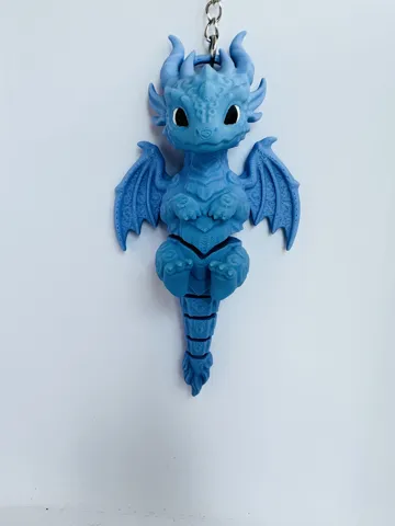 Llavero: Flexi Azure Dragon Keychain - Flexi Tail — vista de referencia 4