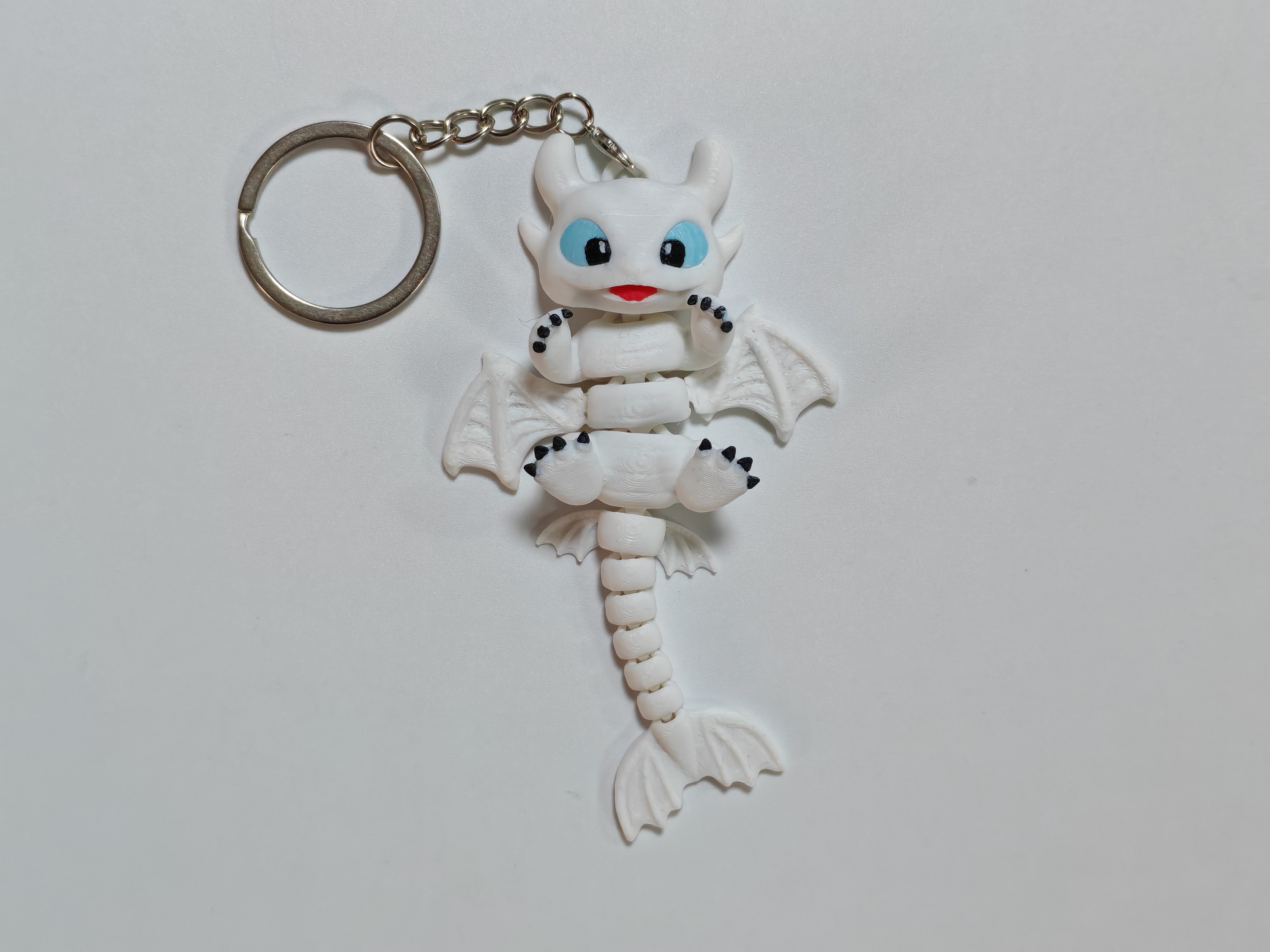 Miniatura 4 do modelo 3D 无牙仔光煞，铰链可动钥匙扣