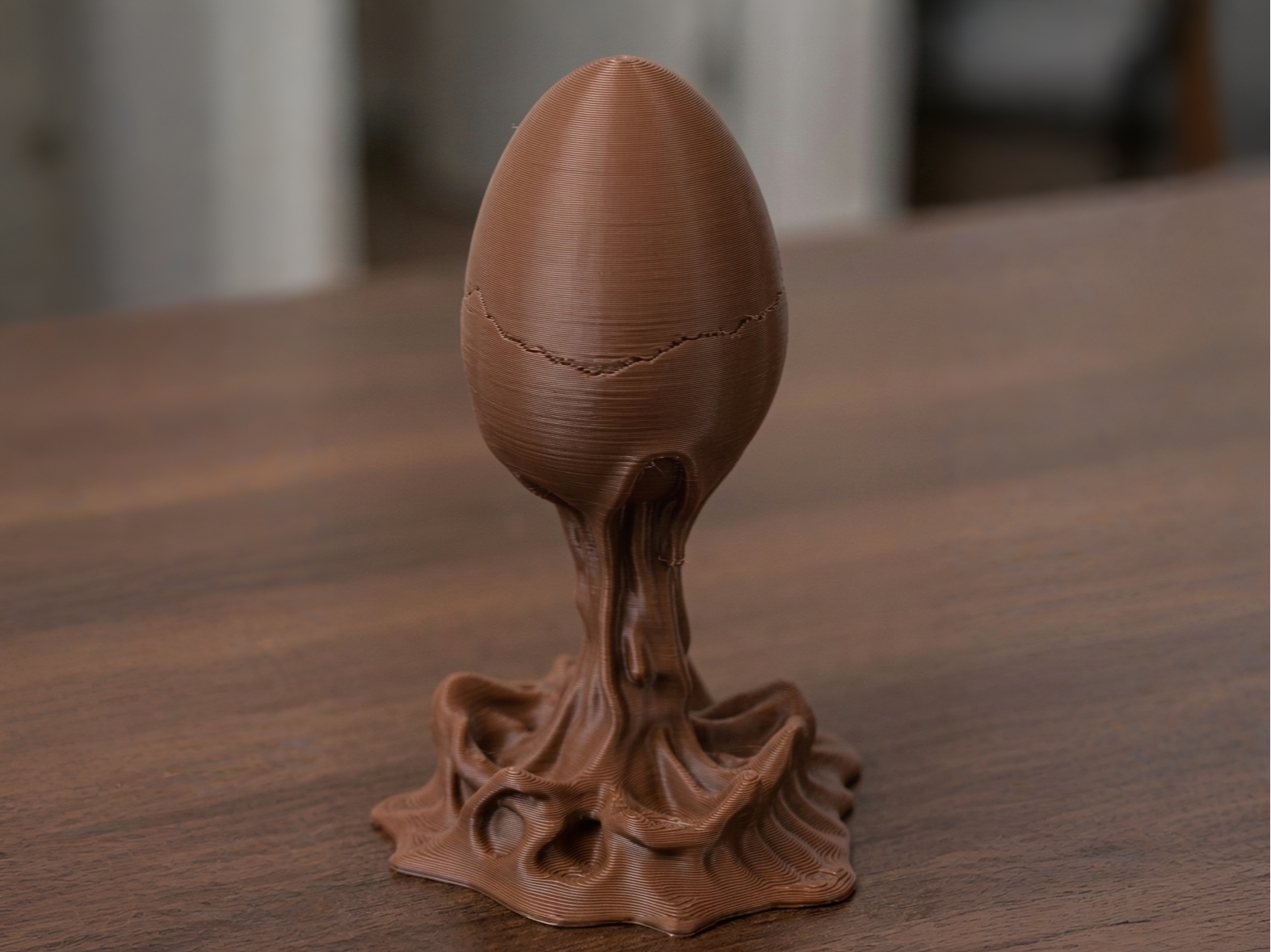 Easter - Melted Suspended Easter Egg