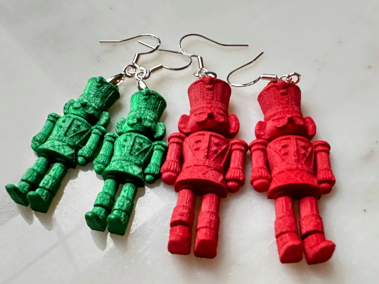 Nutcracker Earrings Holiday Christmas view 3