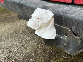 dog tow hook cover (securable)