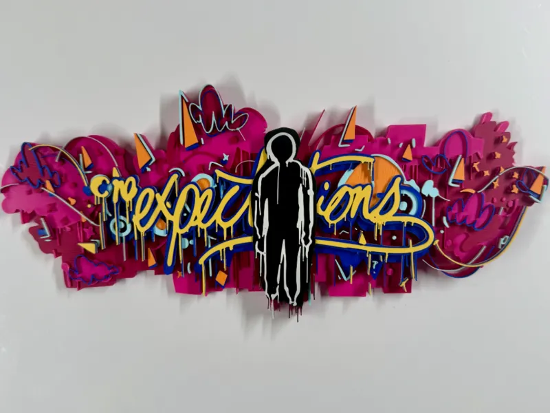 No Expectations Graffiti Wall Art From Spiderman