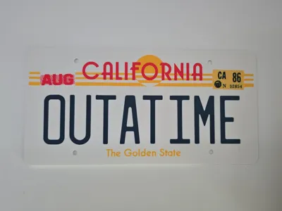 California Out at Time Logo Sign
