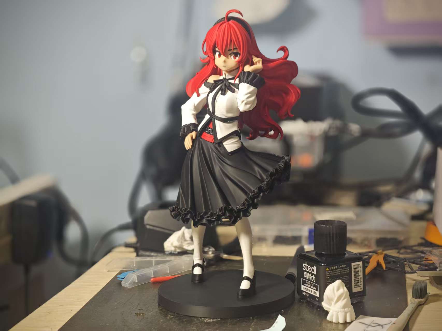 Miniatura 2 do modelo 3D 《无职转生》艾莉丝 手办 已分件 易上色 多色打印