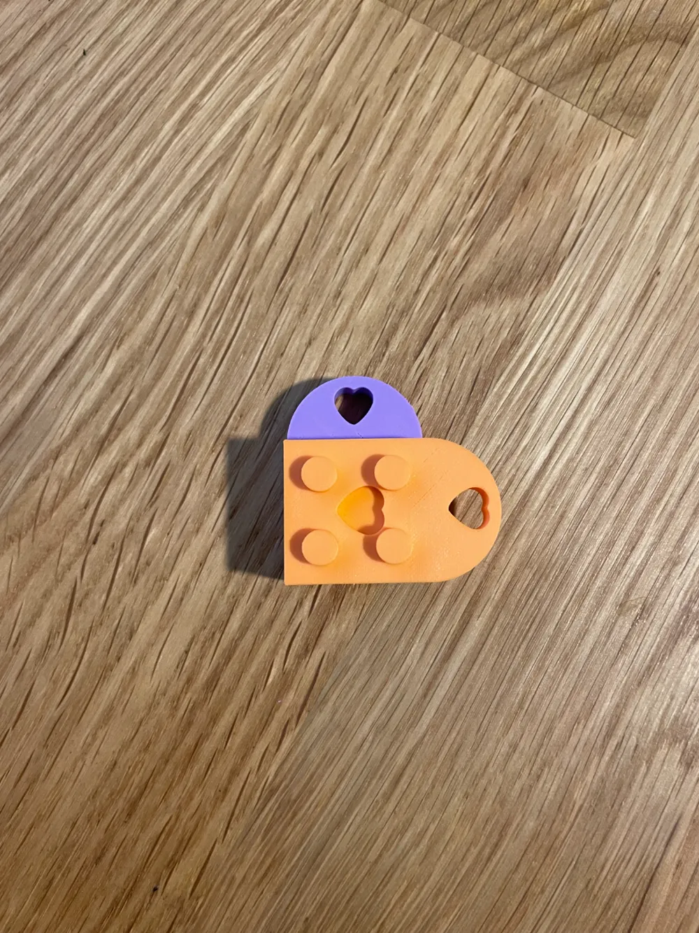Heart Brick Keychain by Andy - MakerWorld