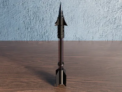 3D Printed Missile for Your Pen