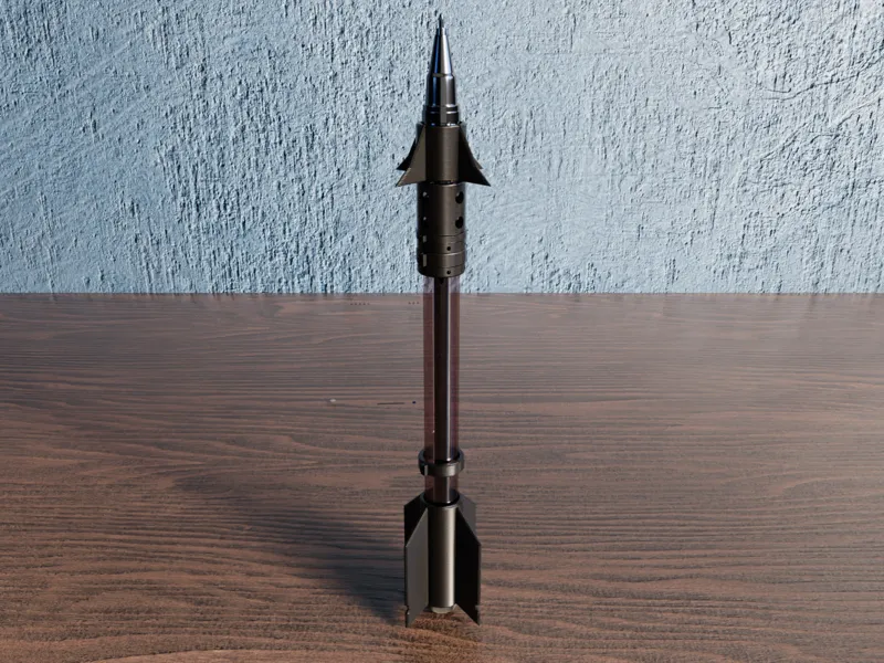 3D Printed Missile for Your Pen