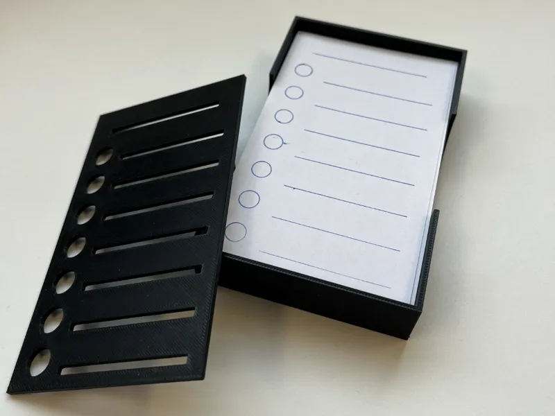 Index Card To-Do Template