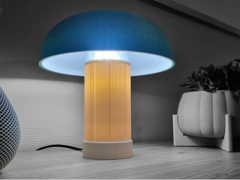 Retro-Inspired Lamp for a Stylish Ambiance