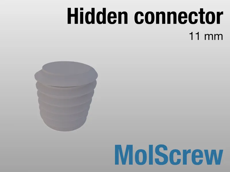 MolScrew: Hidden connector 32 mm