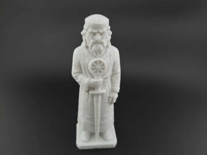 3D Figure Slavic warrior sage leader