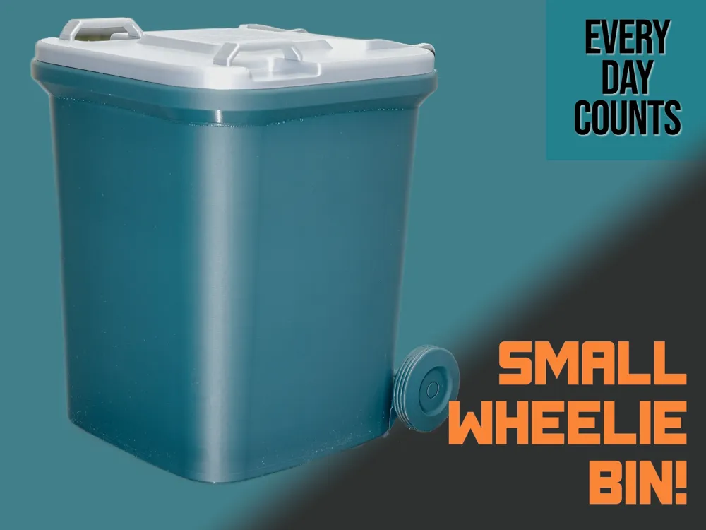Small wheelie bin Suitable for A1 Mini by Every Day Counts MakerWorld
