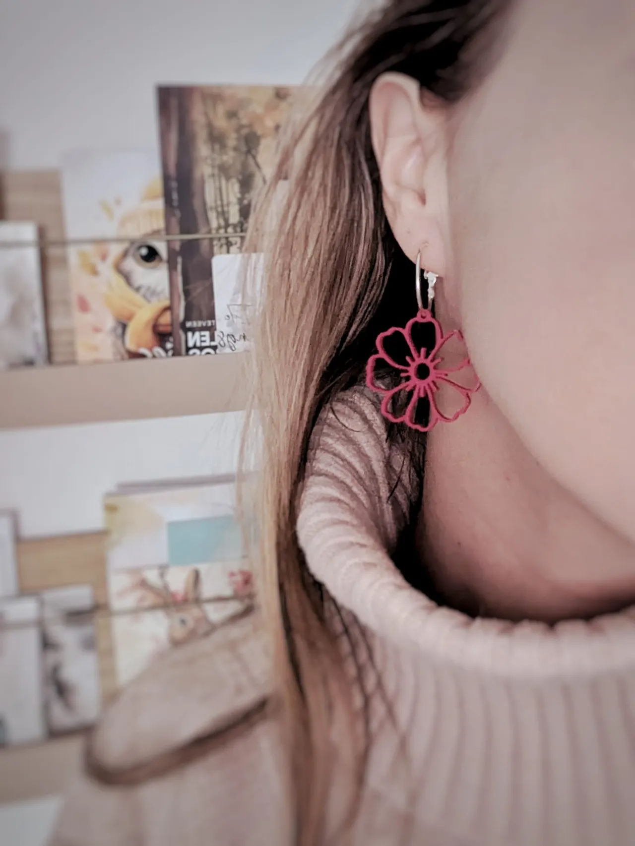 Happy Flowers Earrings view 3