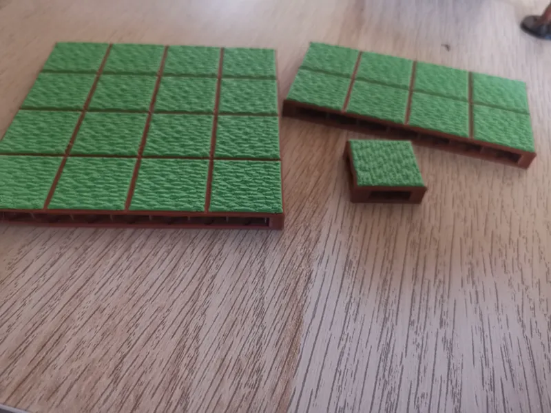 Grass Tile OpenLOCK Triplex Base - Terrain D&D PnP