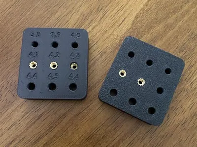 M3 Threaded Insert Hole Size Tester