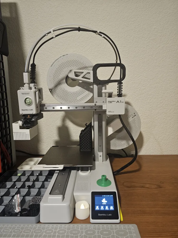 A1 Mini Inline Second Spool Holder - Free 3D Print Model - MakerWorld