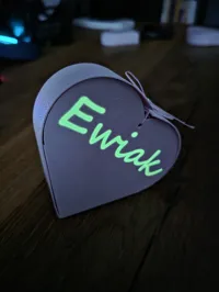 60mm with custom text